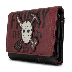 LOUNGEFLY FRIDAY THE 13TH JASON MASK TRIFOLD WALLET