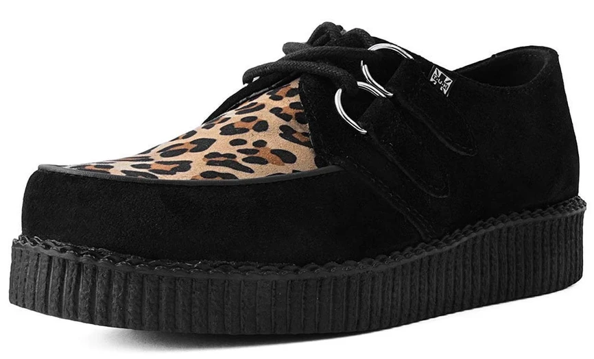 T.U.K. VIVA II LOW CREEPER BLACK/LEO