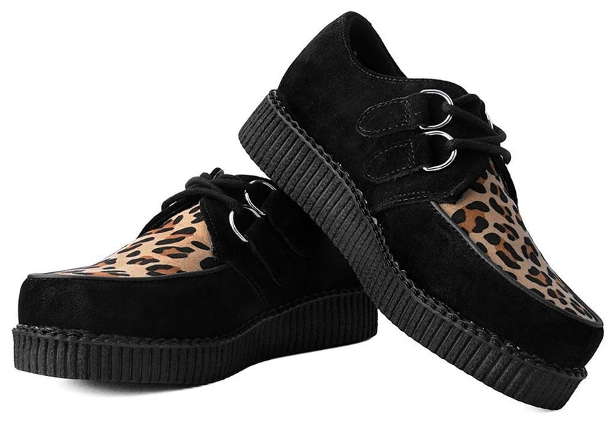 T.U.K. VIVA II LOW CREEPER BLACK/LEO