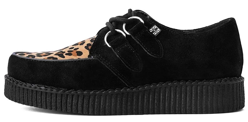 T.U.K. VIVA II LOW CREEPER BLACK/LEO