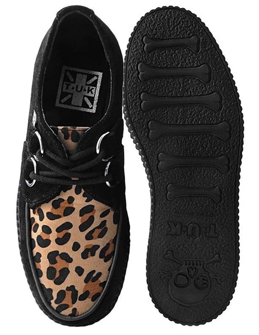 T.U.K. VIVA II LOW CREEPER BLACK/LEO