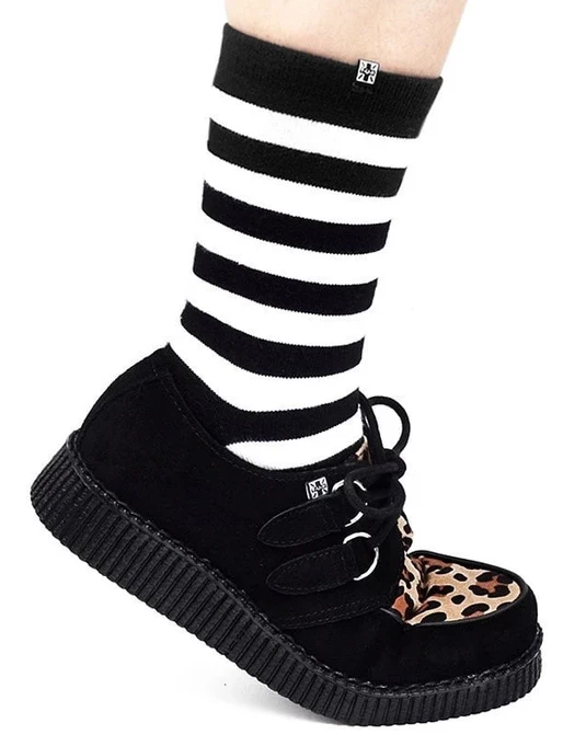 T.U.K. VIVA II LOW CREEPER BLACK/LEO