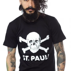 Graphic Tees FC ST PAULI SKULL T SHIRT