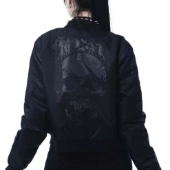 Shop Sour+Plus KILLSTAR FEARLESS VARSITY JACKET