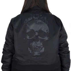 Shop Sour+Plus KILLSTAR FEARLESS VARSITY JACKET