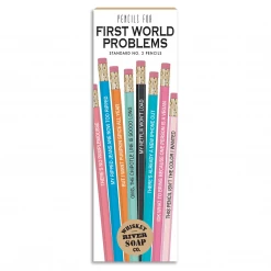 WHISKEY RIVER SOAP CO. FIRST WORLD PROBLEMS PENCILS
