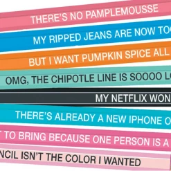 WHISKEY RIVER SOAP CO. FIRST WORLD PROBLEMS PENCILS