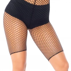 None Ghouls Just Wanna Have Sun INDUSTRIAL NET BIKER SHORTS BLACK
