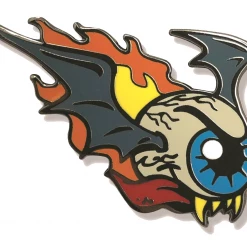 Accessories RETRO A GO GO FLYING EYEBALL ENAMEL PIN
