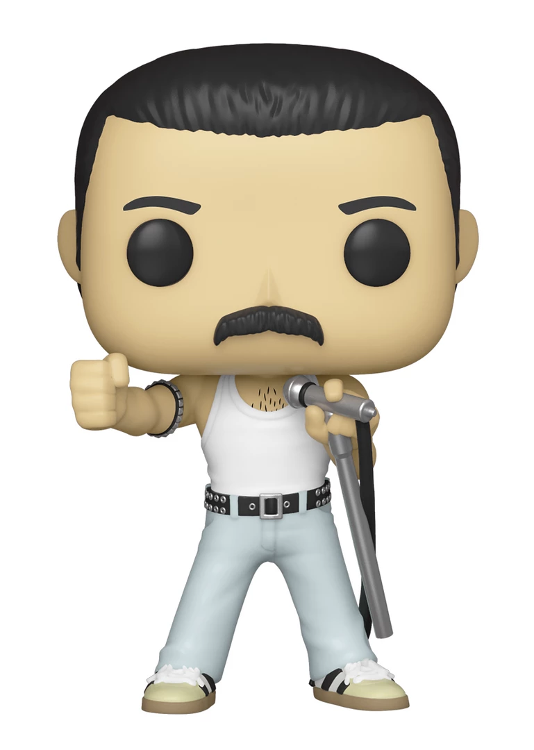 Funko I'm With The Band POP! ROCKS: QUEEN FREDDIE MERCURY RADIO GAGA 1985 FIGURE