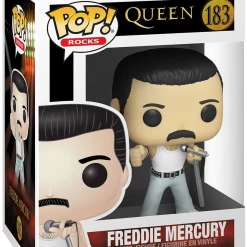 Funko I'm With The Band POP! ROCKS: QUEEN FREDDIE MERCURY RADIO GAGA 1985 FIGURE
