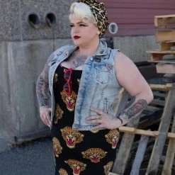 SOURPUSS LEOPARD BAD GIRL SCARF