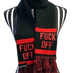 SOURPUSS F*CK OFF KNIT SCARF
