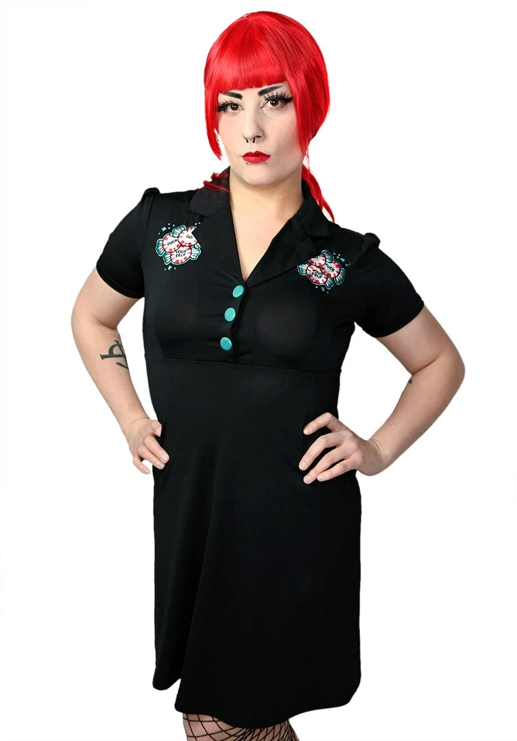 Shop Sourpuss SOURPUSS GFY CANDIES ROSIE DRESS