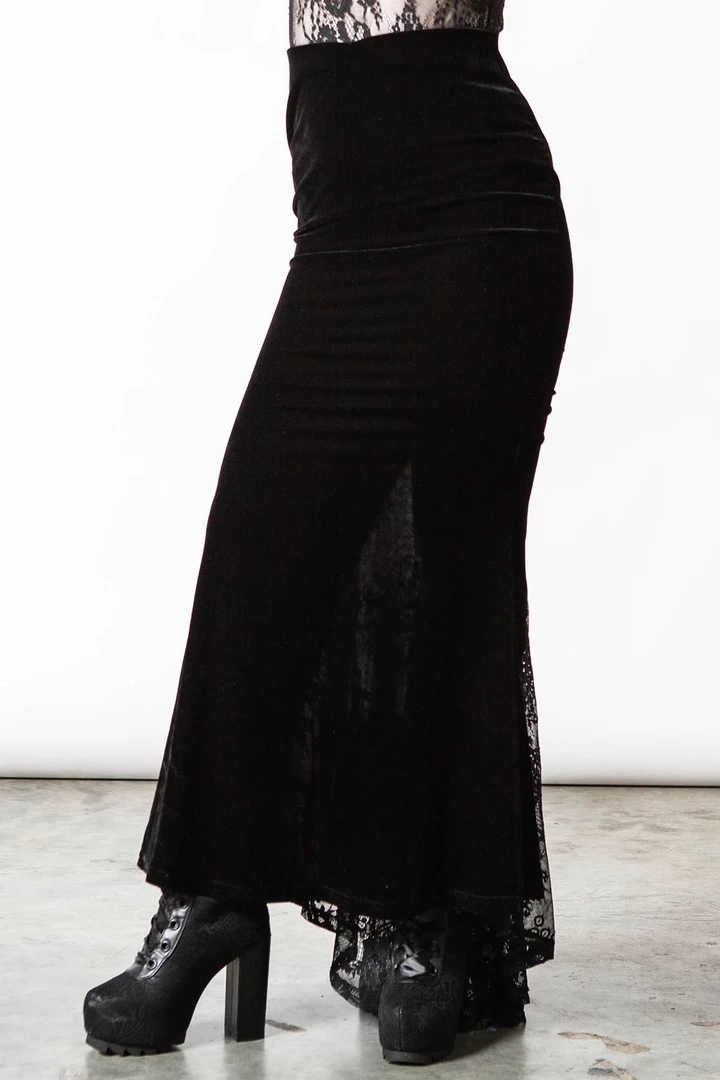 KILLSTAR THE GHOSTESS MAXI SKIRT Shop Sour+Plus