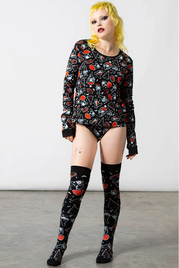 KILLSTAR GNOMIES LONG SLEEVE TOP Shop Sour+Plus