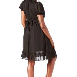 SOURPUSS CREAM PUFF DRESS BLACK Shop Sour+Plus