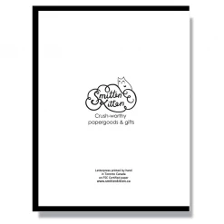 SMITTEN KITTEN GOOD FORTUNE PRAYER CANDLE CARD