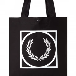 FRED PERRY LOGO GRAPHIC PRINT TOTE