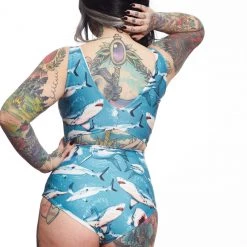 SOURPUSS SHARK ATTACK MONOKINI