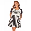 Shop Sour+Plus SOURPUSS HAUNTED HOUSE RAGLAN SKATER DRESS