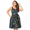 MISS LULO SUMMER NIGHTS HEIDI SWING DRESS