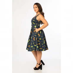 MISS LULO SUMMER NIGHTS HEIDI SWING DRESS