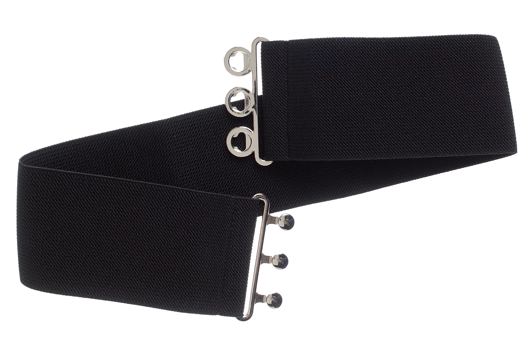 HELL BUNNY RETRO BELT BLACK
