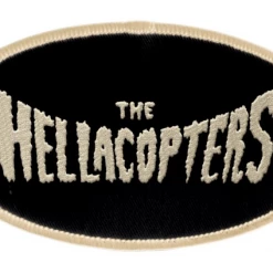 None THE HELLACOPTERS LOGO OVAL PATCH