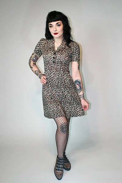 SOURPUSS LEOPARD ROSIE DRESS