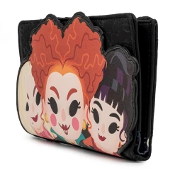 LOUNGEFLY DISNEY HOCUS POCUS SANDERSON SISTERS FLAP WALLET Accessories