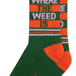 Gumball Poodle HOME IS WHERE THE WEED IS GYM SOCKS Back In Stock