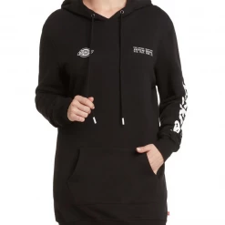 DICKIES GIRL LOGO HOODIE DRESS