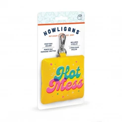None HOWLIGANS POOP BAG HOLDER HOT MESS
