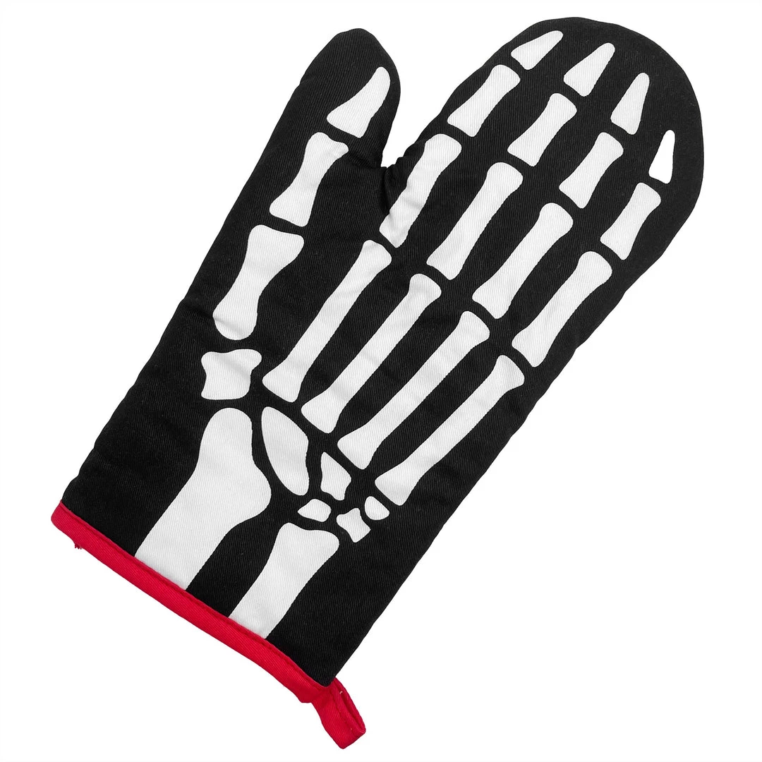 Shop Sourpuss SOURPUSS MISS BONES OVEN MITTS SET