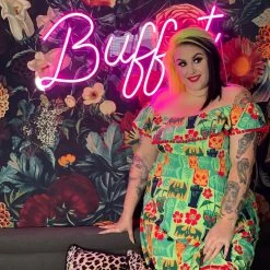 Ghouls Just Wanna Have Sun SOURPUSS KREEP A TIKI FIESTA MAXI DRESS