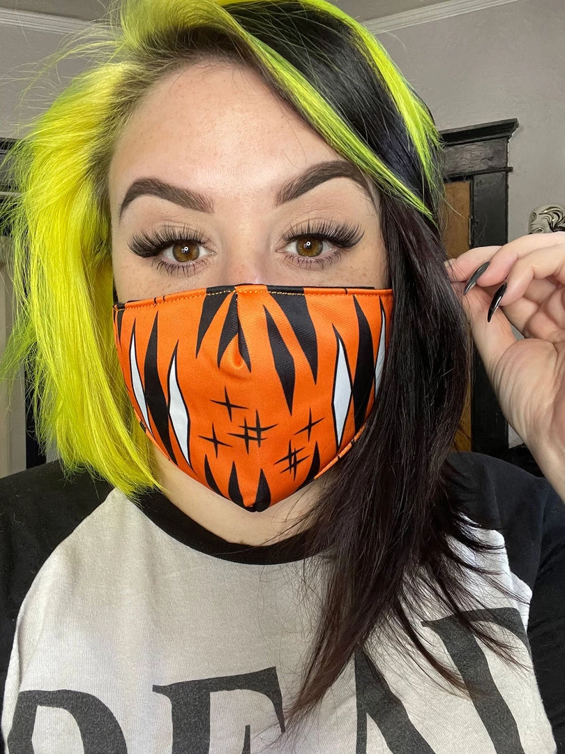 Shop Sourpuss SOURPUSS DIAMONDS ORANGE MASK
