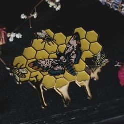 LIVELY GHOSTS INSECTS OF HORROR PIN