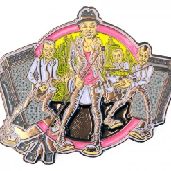 None I'm With The Band THE INTERRUPTERS CARTOON BAND ENAMEL PIN