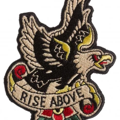 Jared Gaines Art I'm With The Band JARED GAINES RISE ABOVE EAGLE PATCH