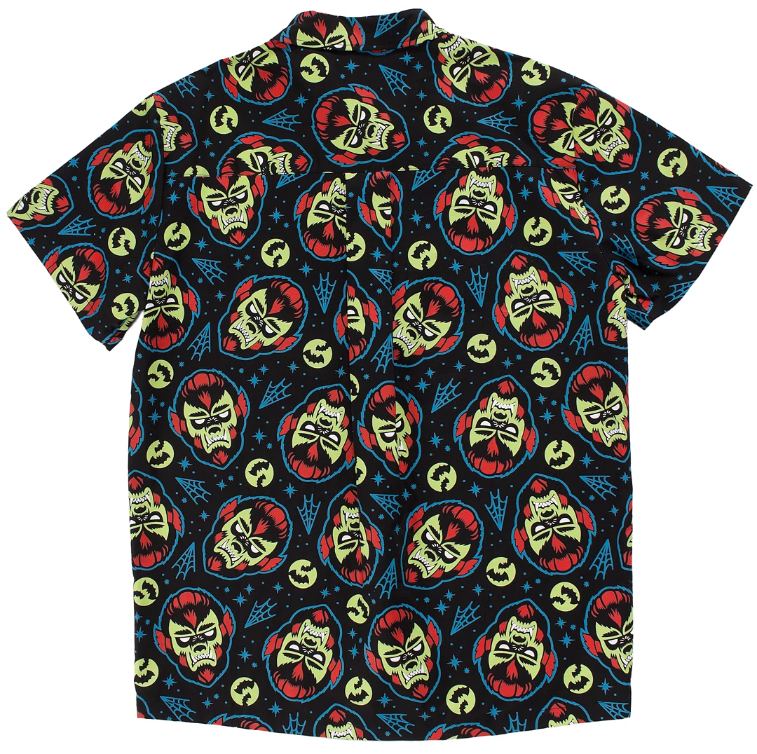 KUSTOM KREEPS WOLFMAN BUTTON DOWN