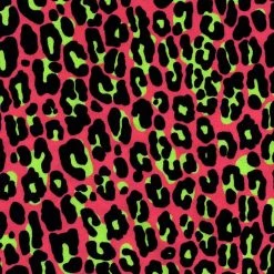 Neon Dreams SOURPUSS LEOPARD BEKI DRESS HOT PINK
