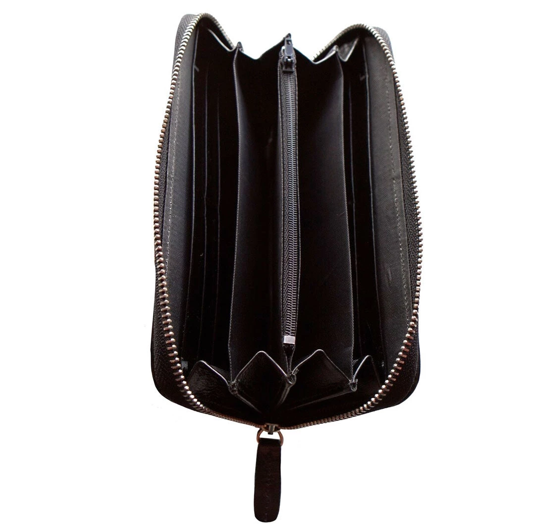 LIQUORBRAND CROCODILE WALLET BLACK Accessories