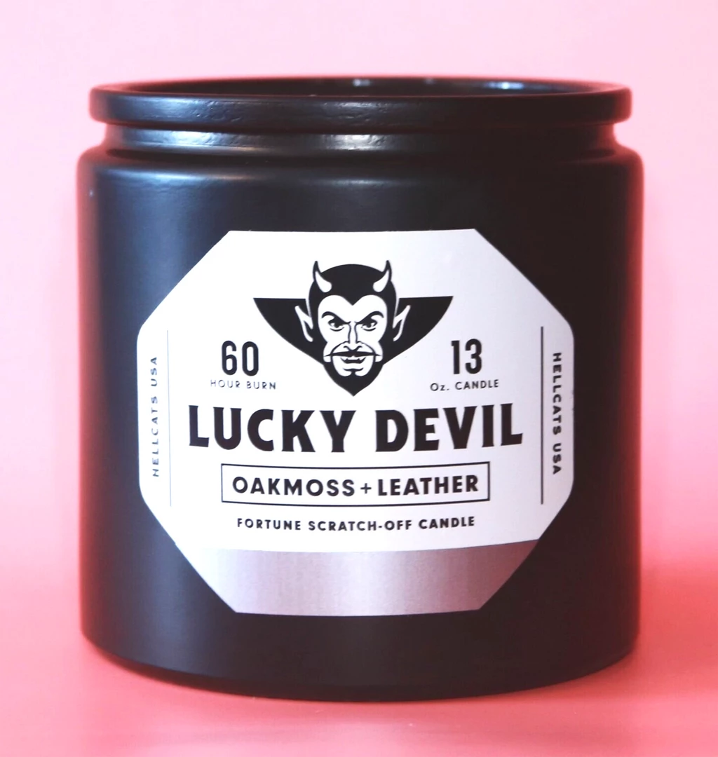 HELLCATS USA LUCKY DEVIL SOY CANDLE