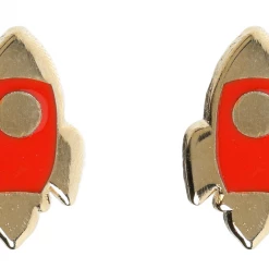 Accessories LUXCUPS CREATIVE RED ROCKET EARRINGS