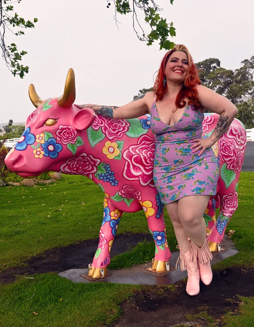 WAX POETIC LYDIA FLORAL TUFTED KNIT SLIP DRESS