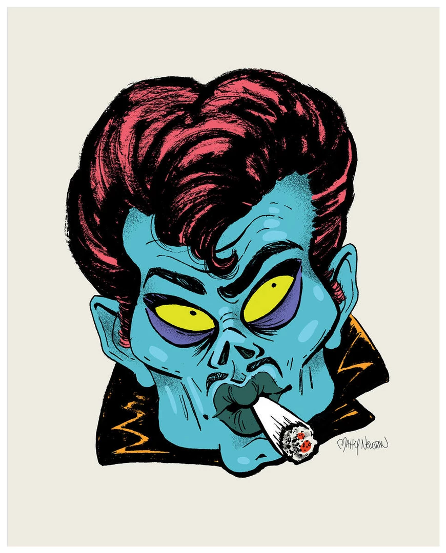 None Homewares MATTY NEWTON GHOULIO! PRINT