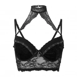 KILLSTAR MERCY LACE BRA BLACK Shop Sour+Plus