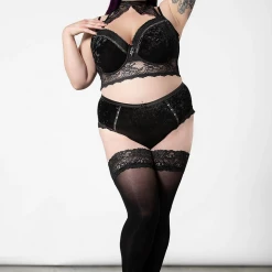 KILLSTAR MERCY LACE BRA BLACK Shop Sour+Plus