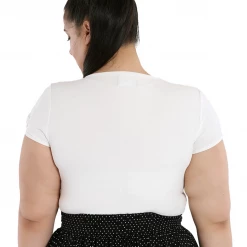 HELL BUNNY MIA TOP WHITE Shop Sour+Plus